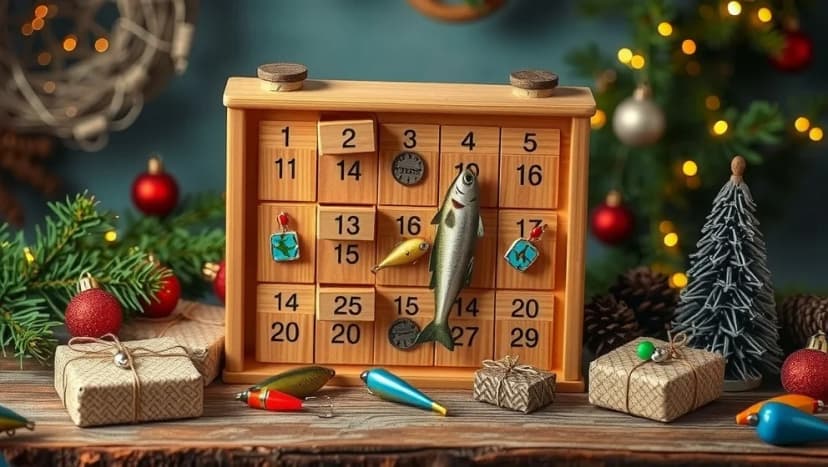 Adventskalender fiske för nybörjare
