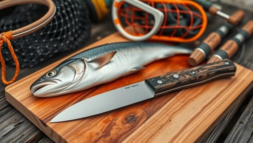 Filekniv fiske ett enkelt sätt att fånga fler fiskar