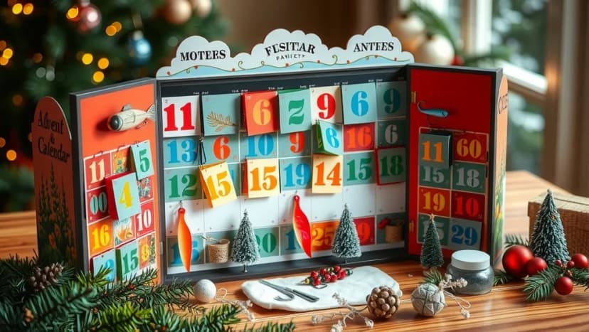 Fiske julkalender för varje dag i december