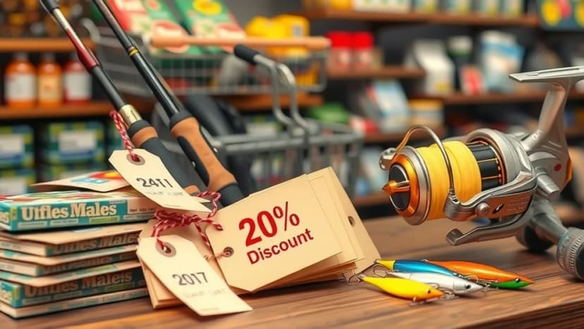 Fiske rea sparar pengar på utrustning