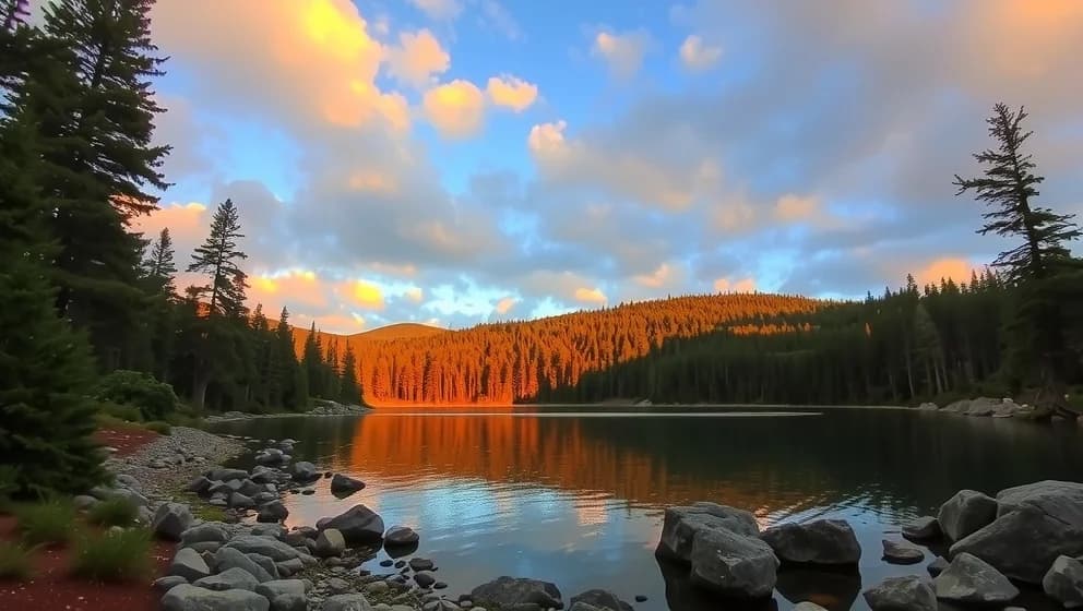 Öresjö ligger väl gömt i Småland