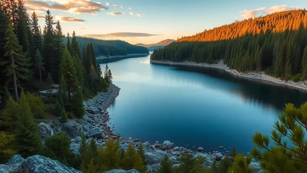 Sävsjön där Stockholm fyller sin vattenbehållare