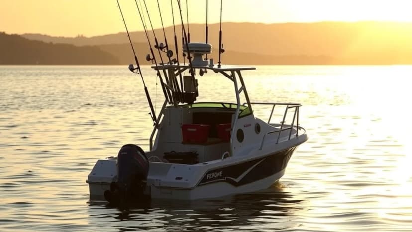 Takbåt fiske för nybörjare