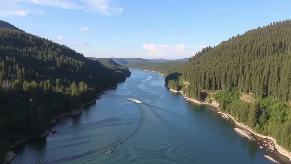 Torneälven gränsen mellan Sverige och Finland